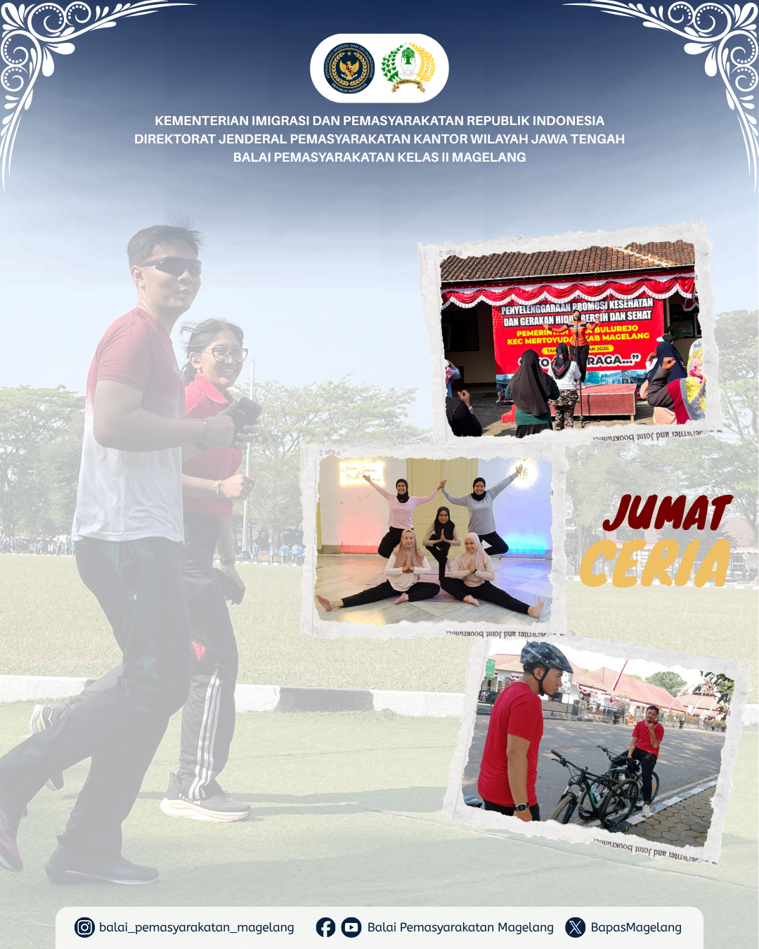 JUMAT CERIA BAPAS MAGELANG: SEHAT, BUGAR, DAN PENUH KEBERSAMAAN